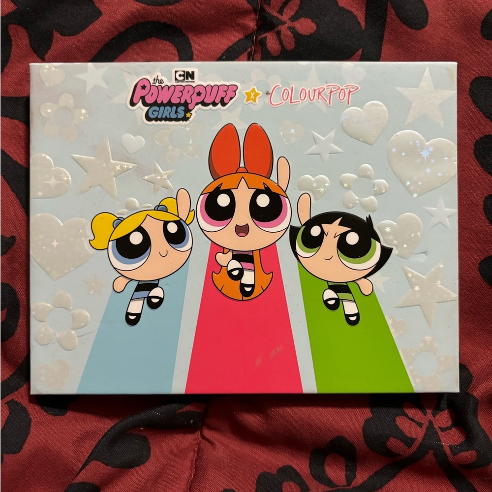 Colourpop and Powerpuff Girls eyeshadow palette